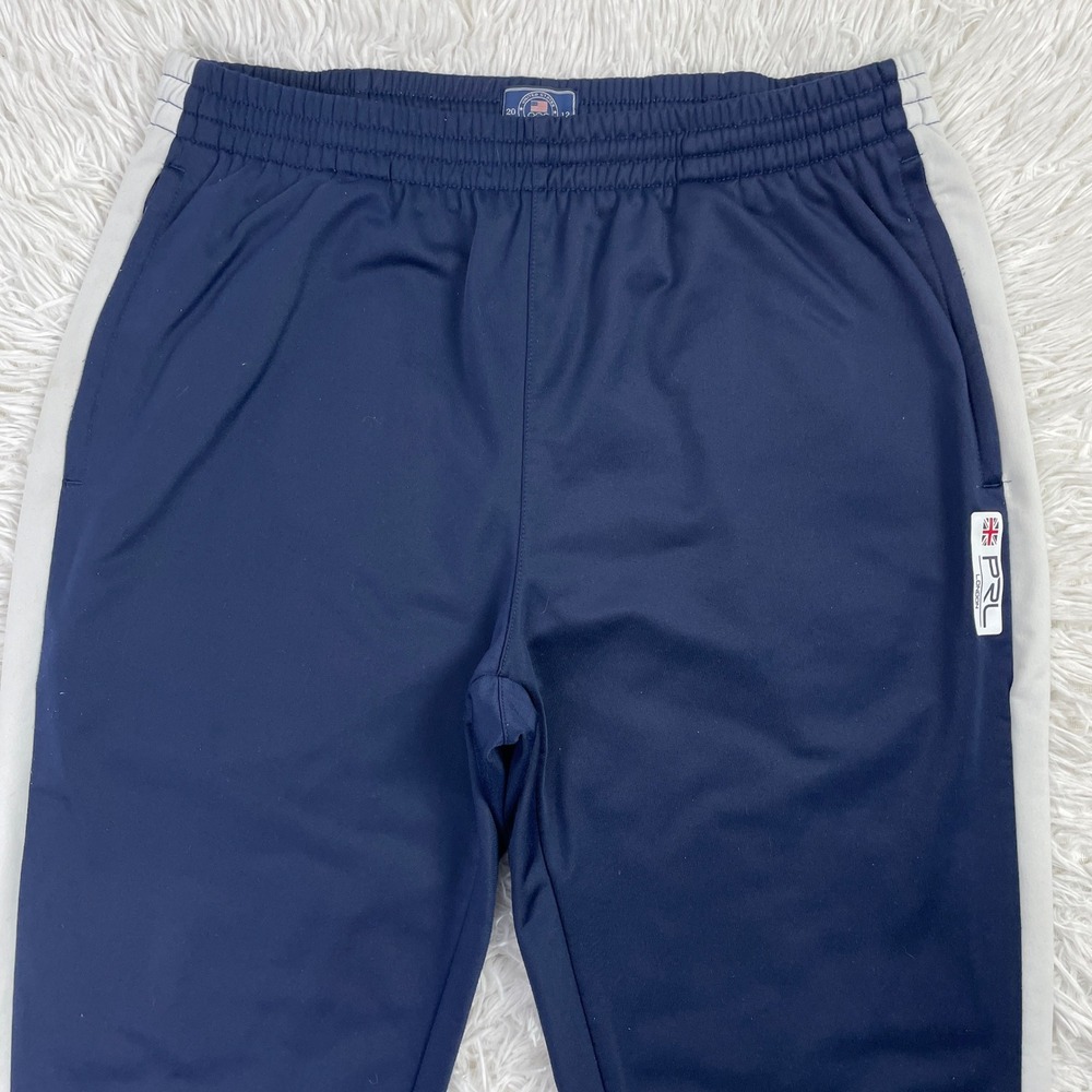 Polo Ralph Lauren Pants Mens Large Blue 2012 London Olympics Ankle Zip Track L - Picture 2 of 10